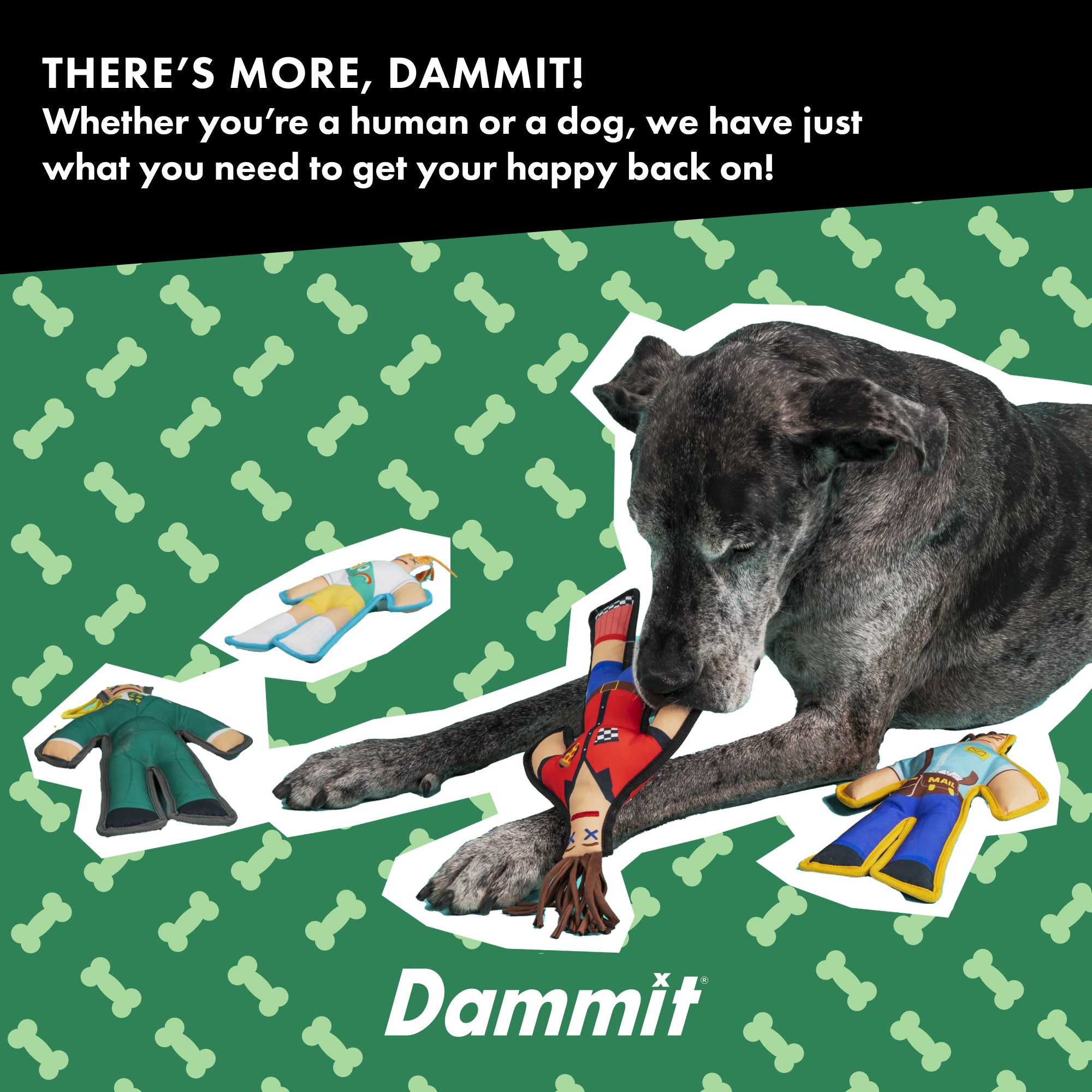 Taxman Squeaky Chew Toy – Dammit Dolls