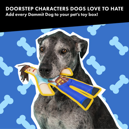 Pizza Guy Squeaky Chew Toy